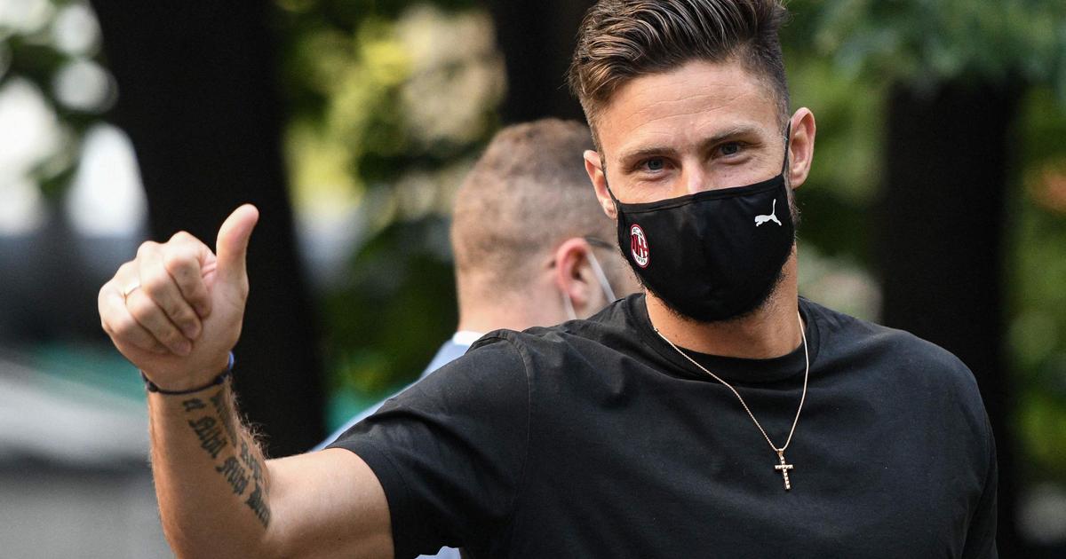 Les Premiers Mots D Olivier Giroud Nouveau Joueur De L AC Milan