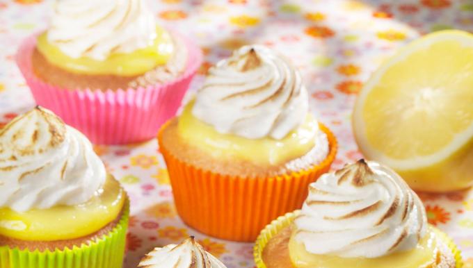 Cupcake au citron meringué