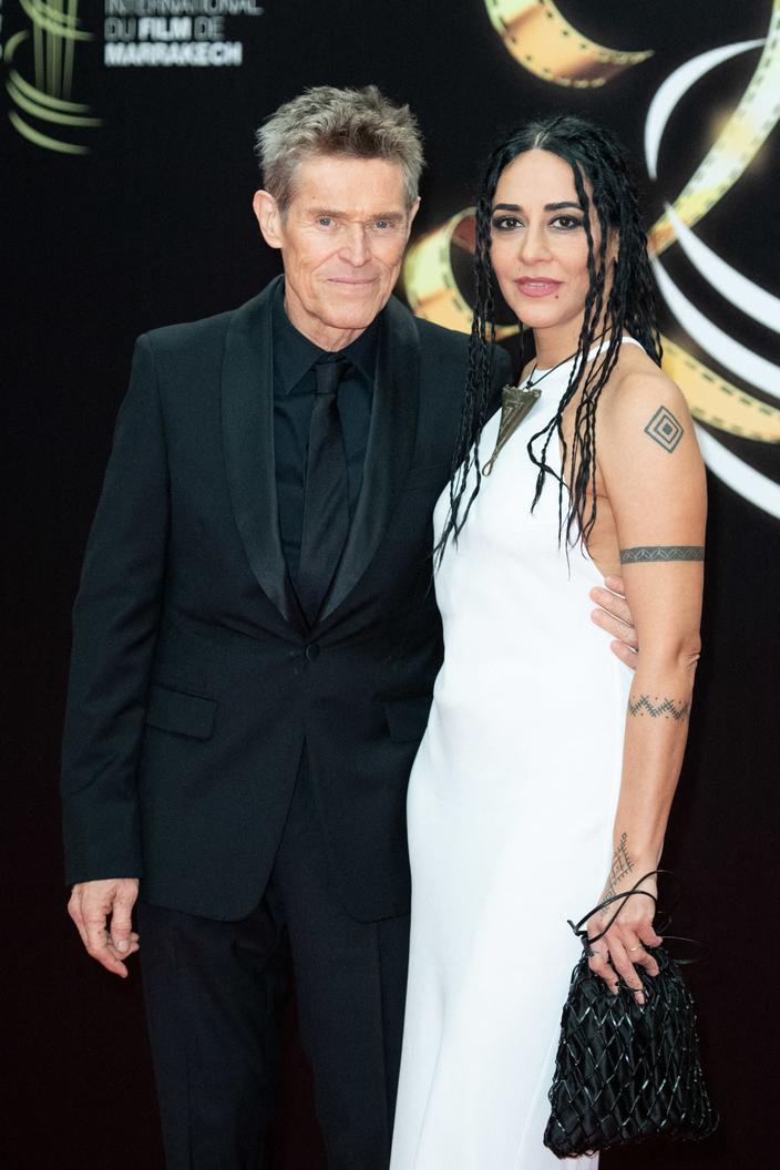 La très rare apparition de Willem Dafoe 68 ans et son épouse Giada