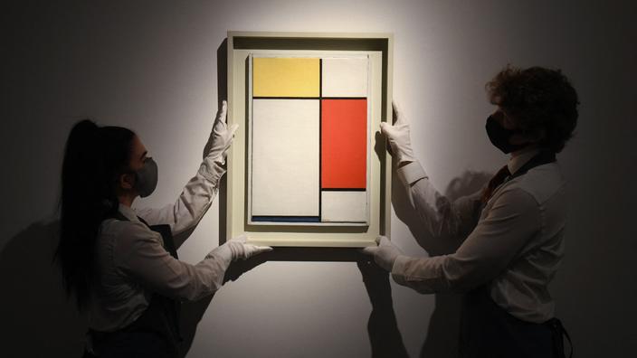 Mondrian Painting Sold At Auction After Not Being Shown For 30 Years