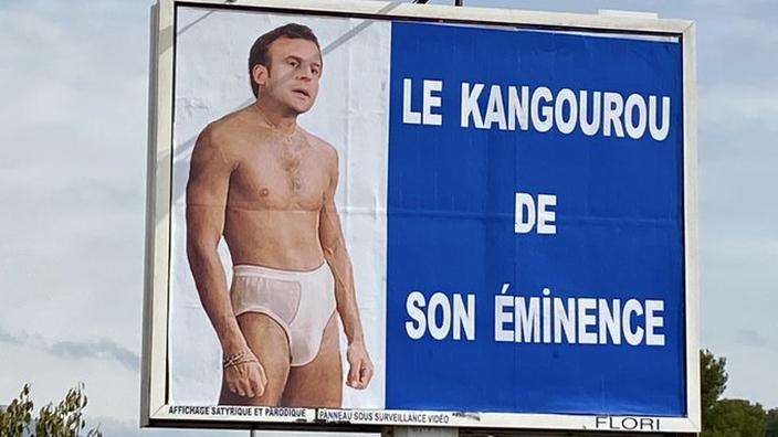 Macron En Slip Kangourou Nouvelle R Cidive De L Afficheur Du Var