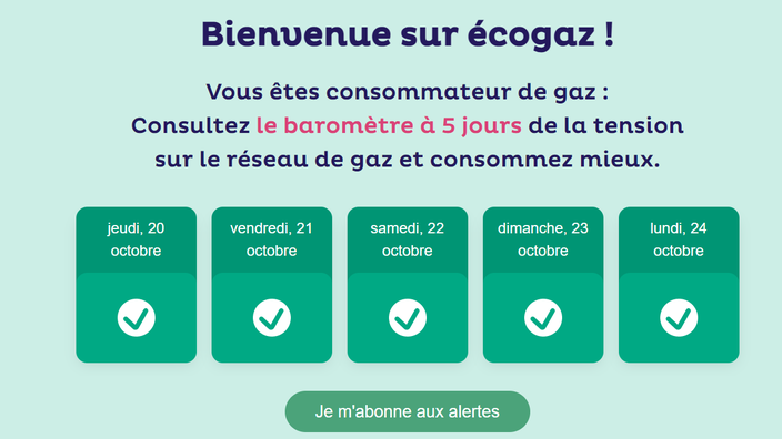 Écogaz un nouvel outil pour suivre au quotidien la consommation de gaz