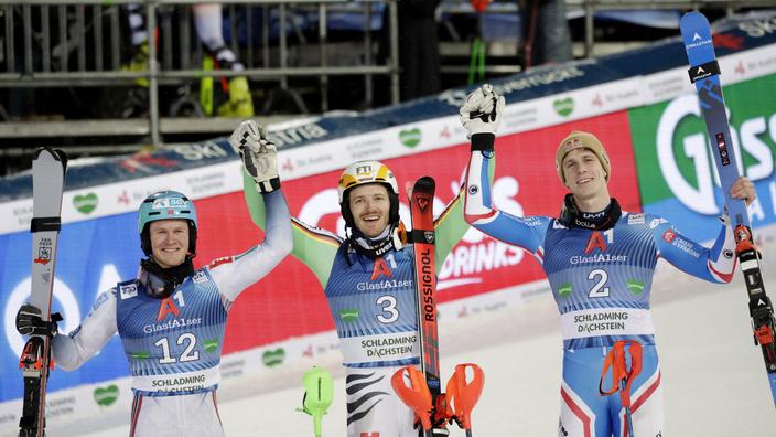 Ski Alpin Linus Strasser Remporte Le Slalom De Schladming Cl Ment