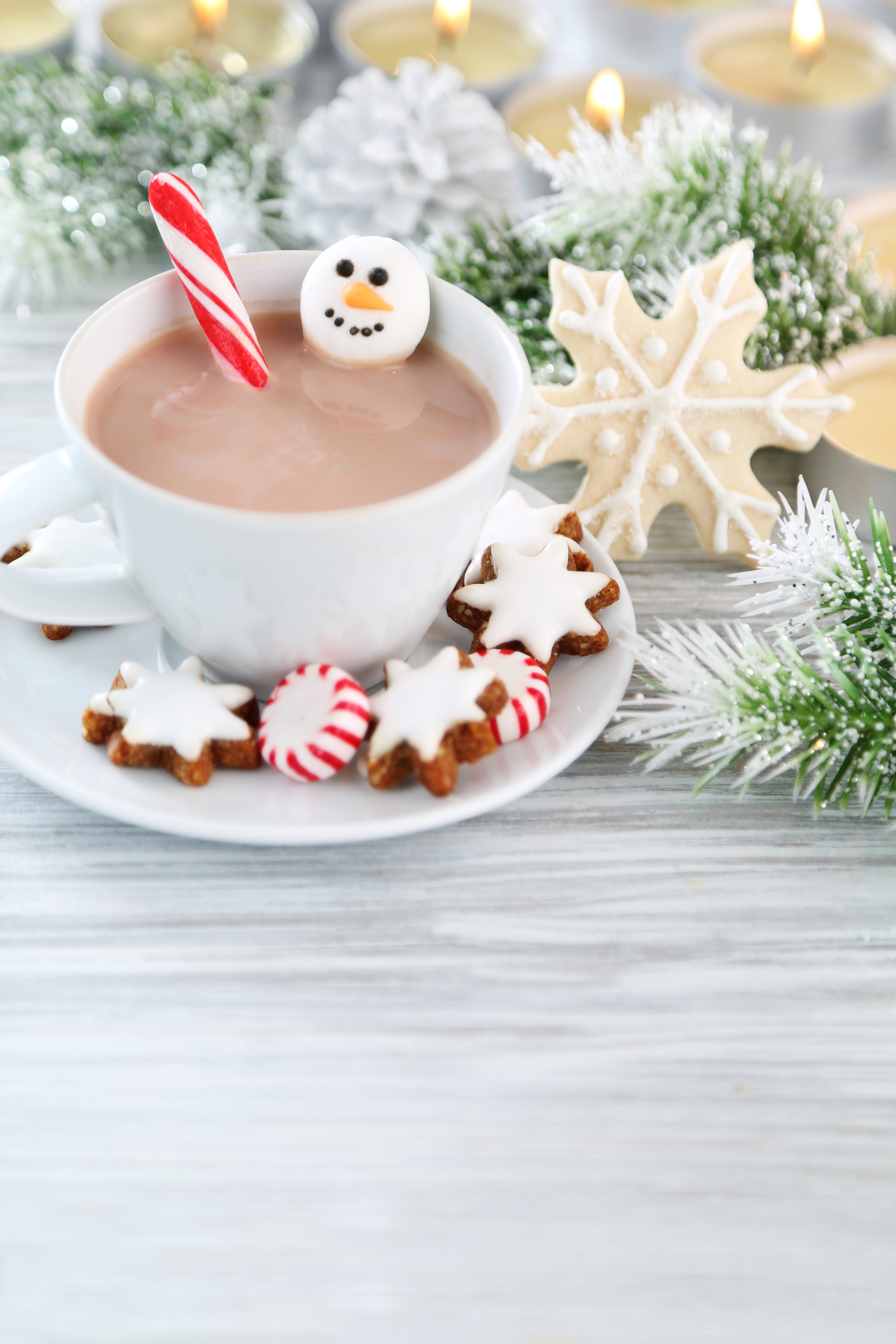 Recette Chocolat chaud de Noël à la guimauve facile