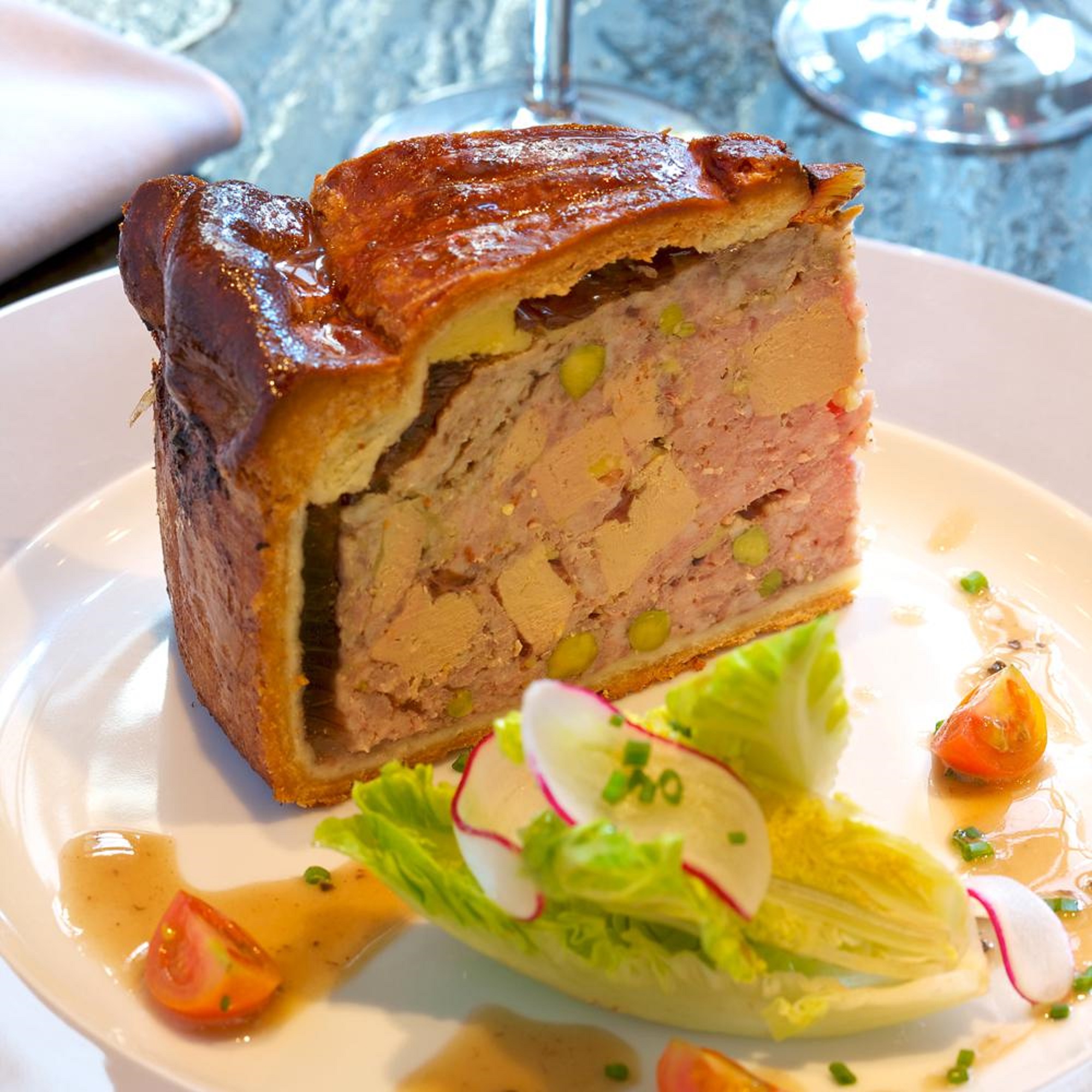 Pâté en croûte au foie gras