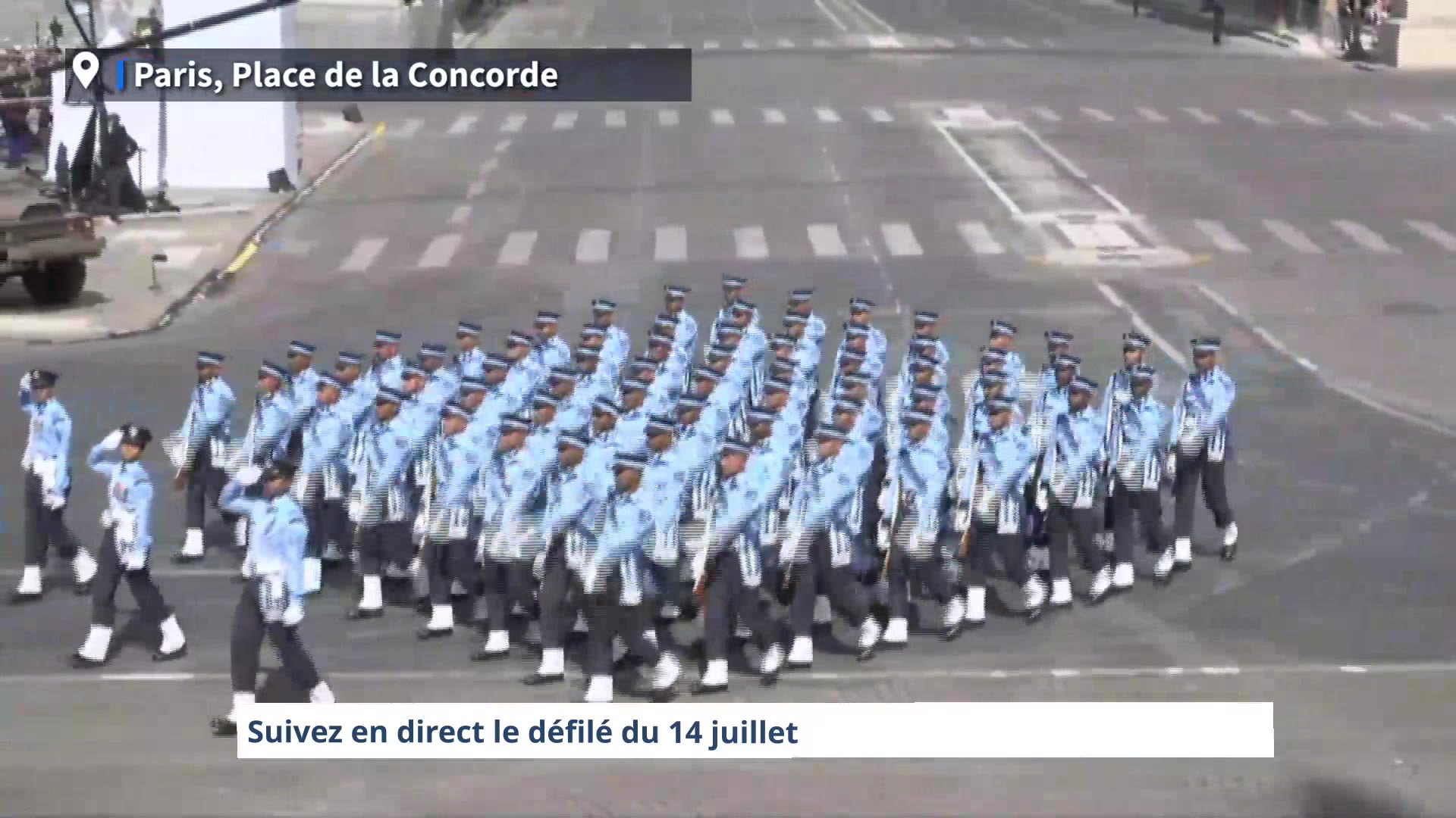 14-JUILLET. La garde du drapeau du RMT va défiler à Paris