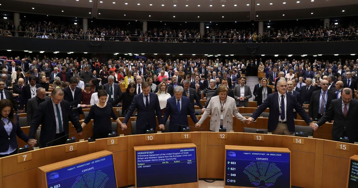 Brexit Le Parlement Europ En Ratifie Laccord De Retrait