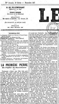 Il y a 141 ans... la pose de la première pierre du Sacré-Coeur PHO4b62b06a-fd98-11e5-bf72-58d0fa6caeec-200x350