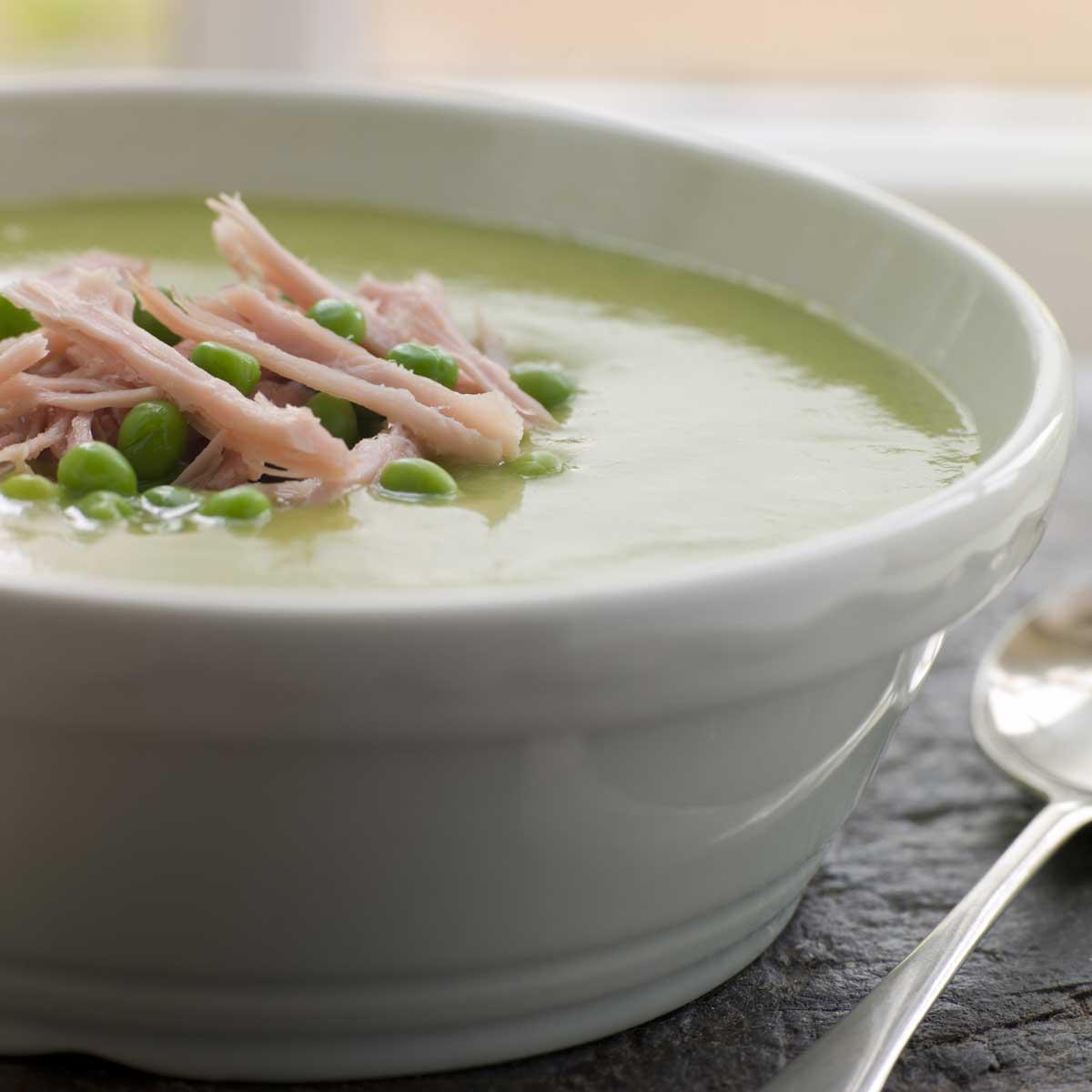 Recette soupe de petits pois - Cuisine / Madame Figaro
