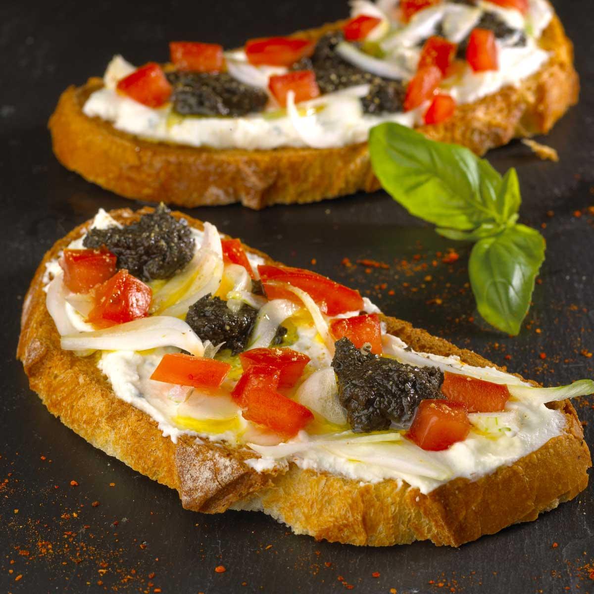 Recette tartine provençale Cuisine Madame Figaro