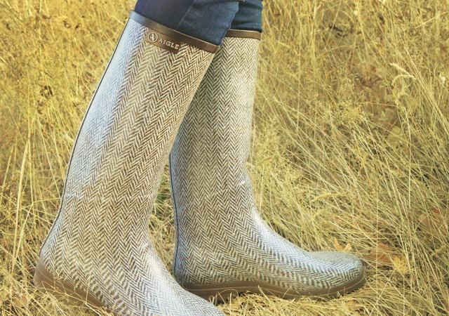 bottes aigle giboulée