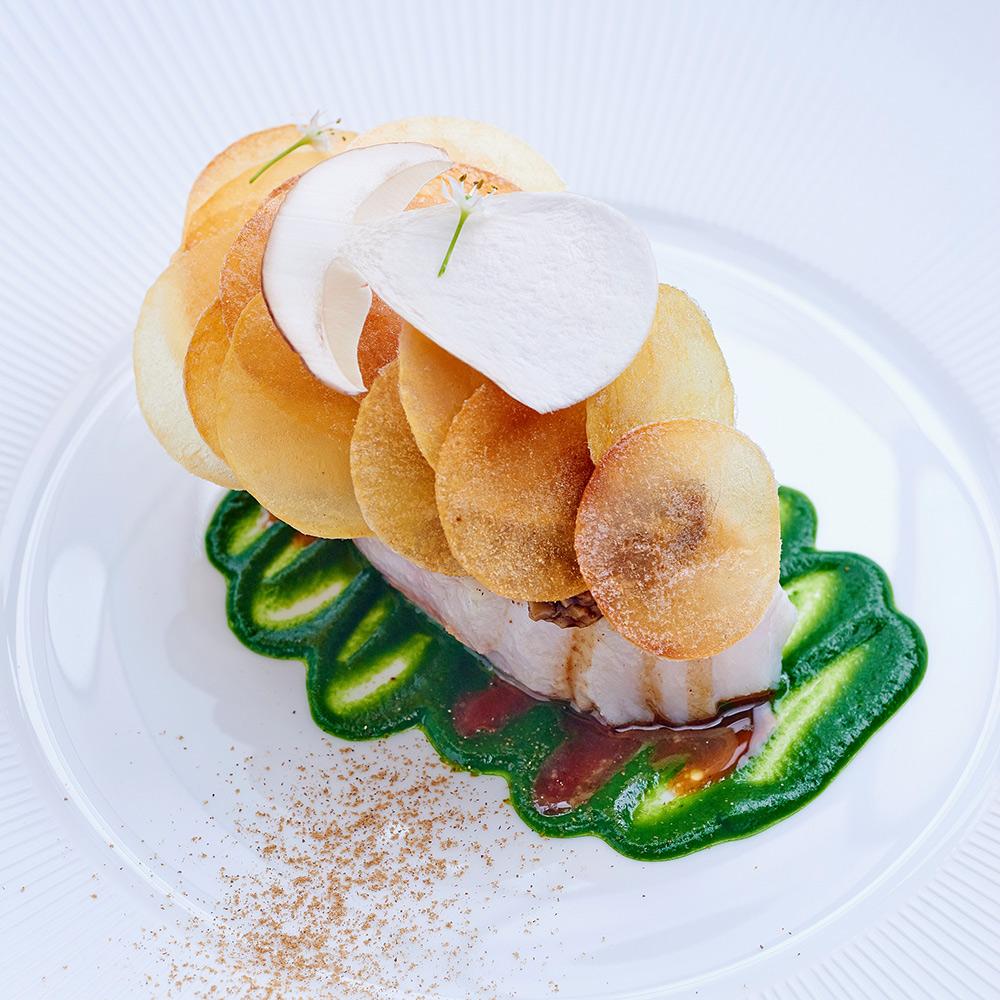 Recette cabillaud de noirmoutier et condiment ciboulail