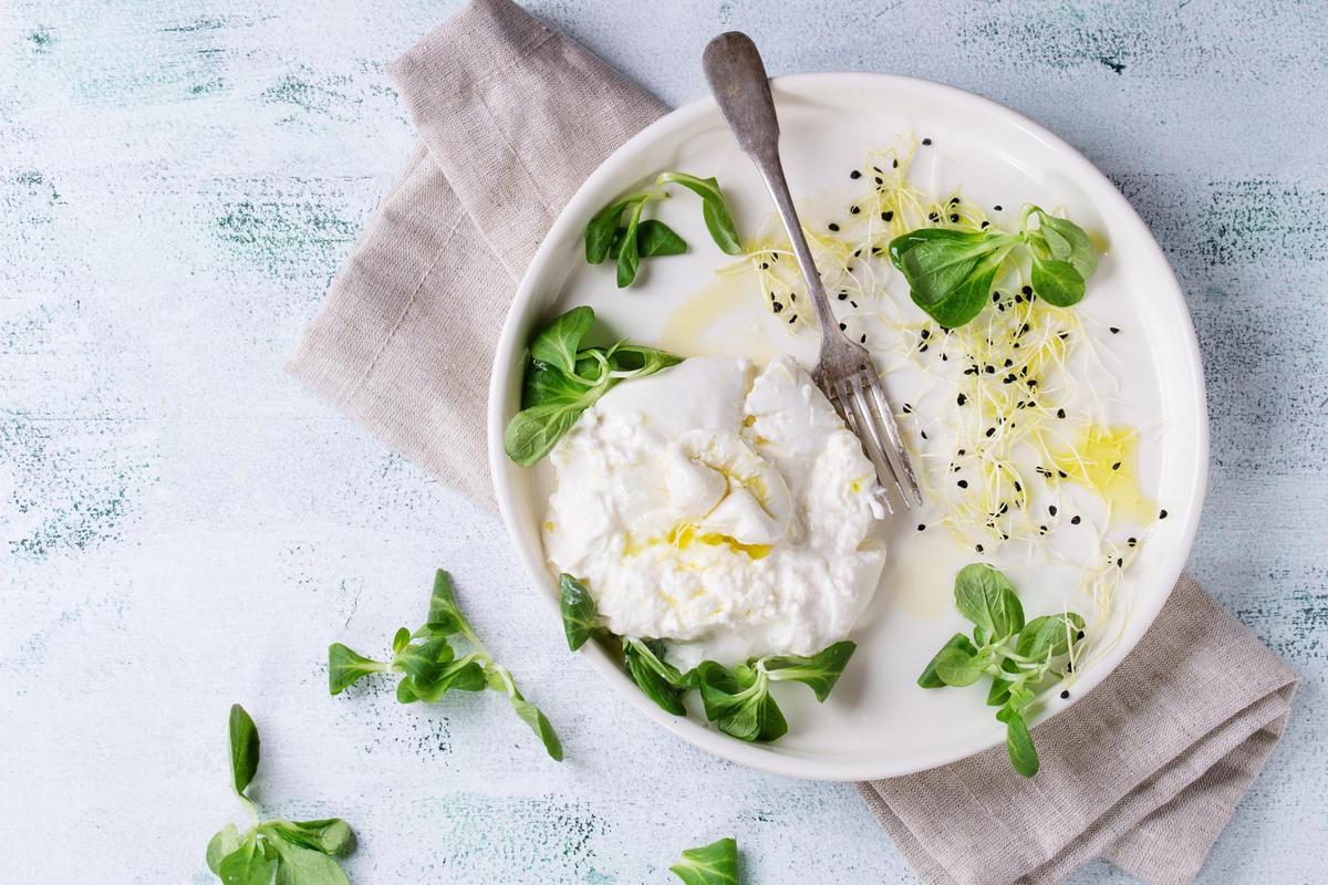 mozzarella bufala ou burrata