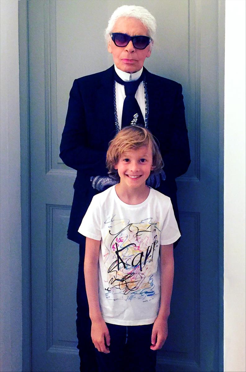 Hudson Kroenig x Karl Lagerfeld Kids, la collection capsule de Karl et