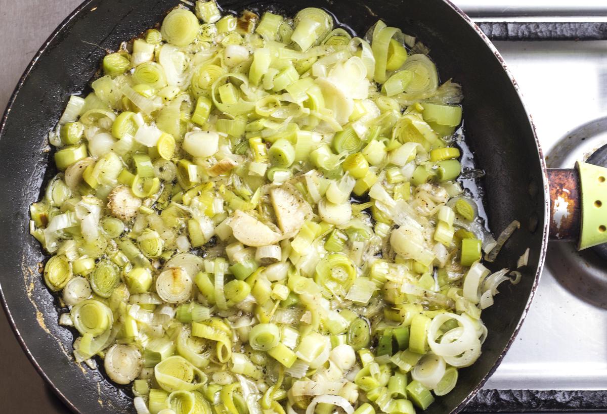 Recette fondue de poireaux Cuisine / Madame Figaro