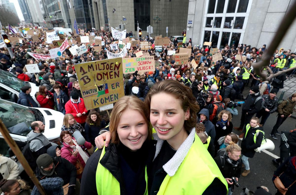 Anuna et Kyra, 17 et 19 ans, les deux activistes écolos qui mettent la jeunesse belge ...1200 x 793