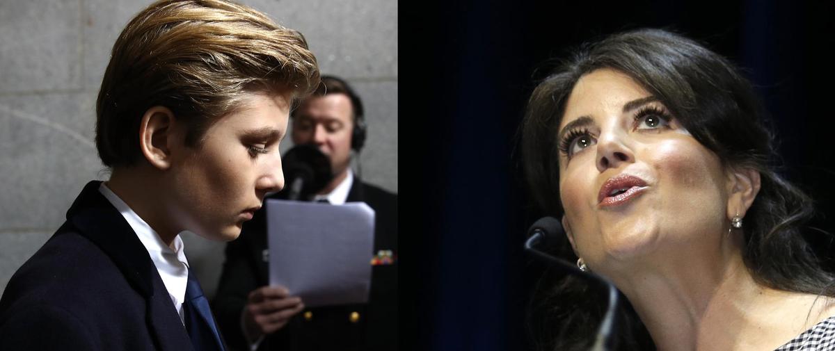 Monica Lewinsky et Barron Trump