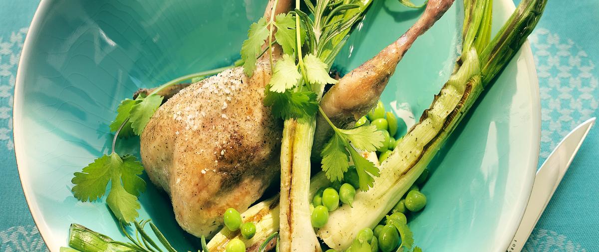 Recette cailles et légumes grillés - Cuisine / Madame Figaro