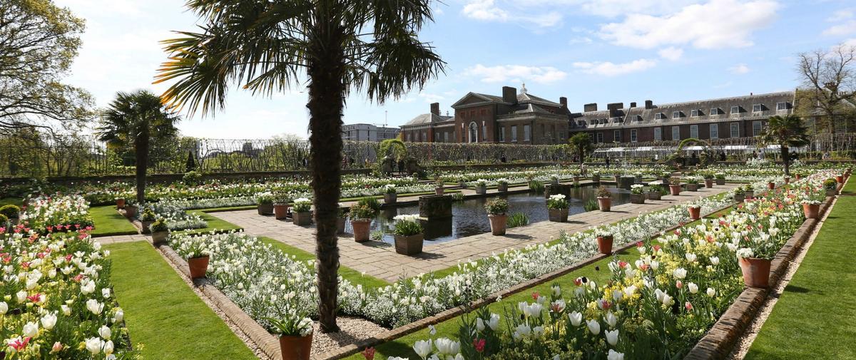 "The White Garden" du palais de Kensington "The White Garden" du palais de Kensington