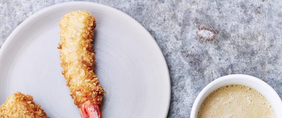 Recette gambas en tempura sauce citronnelle Cuisine / Madame Figaro