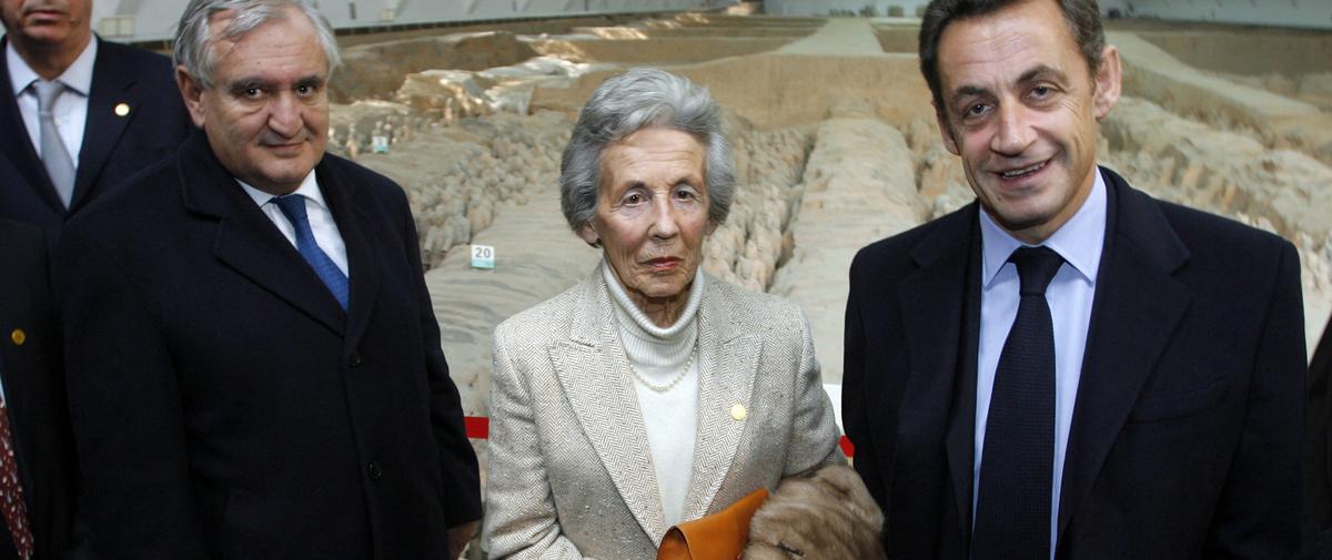 Andrée Sarkozy et son fils Nicolas Sarkozy Andrée Sarkozy et son fils Nicolas Sarkozy