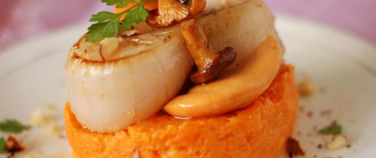 Recette noix de coquille saint-jacques label rouge à la plancha, pulpe