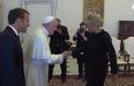 Le couple Macron a été reçu par le pape François