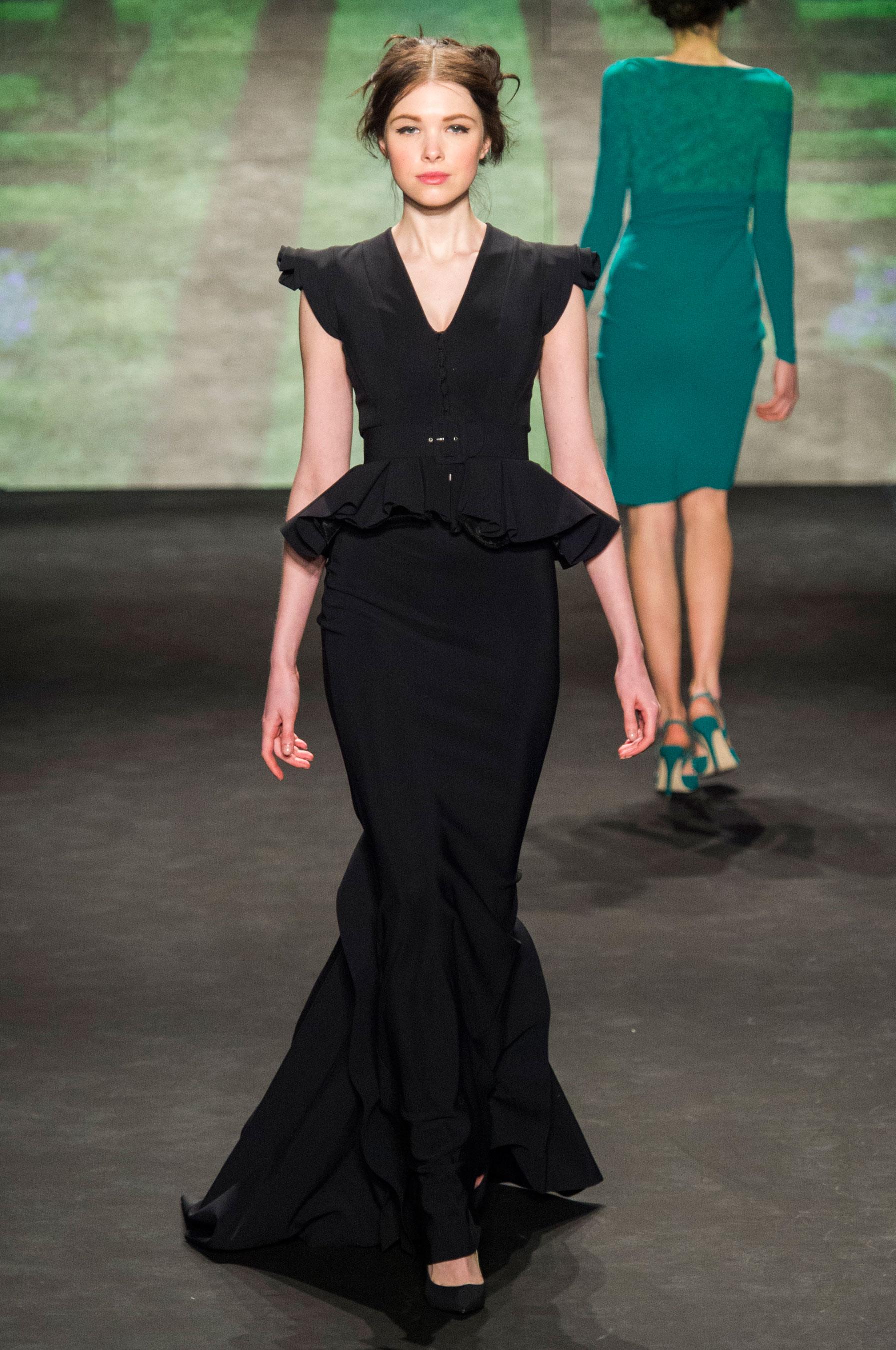 Défilé La Petite Robe automne,hiver 2015,2016, New York , Look 38.