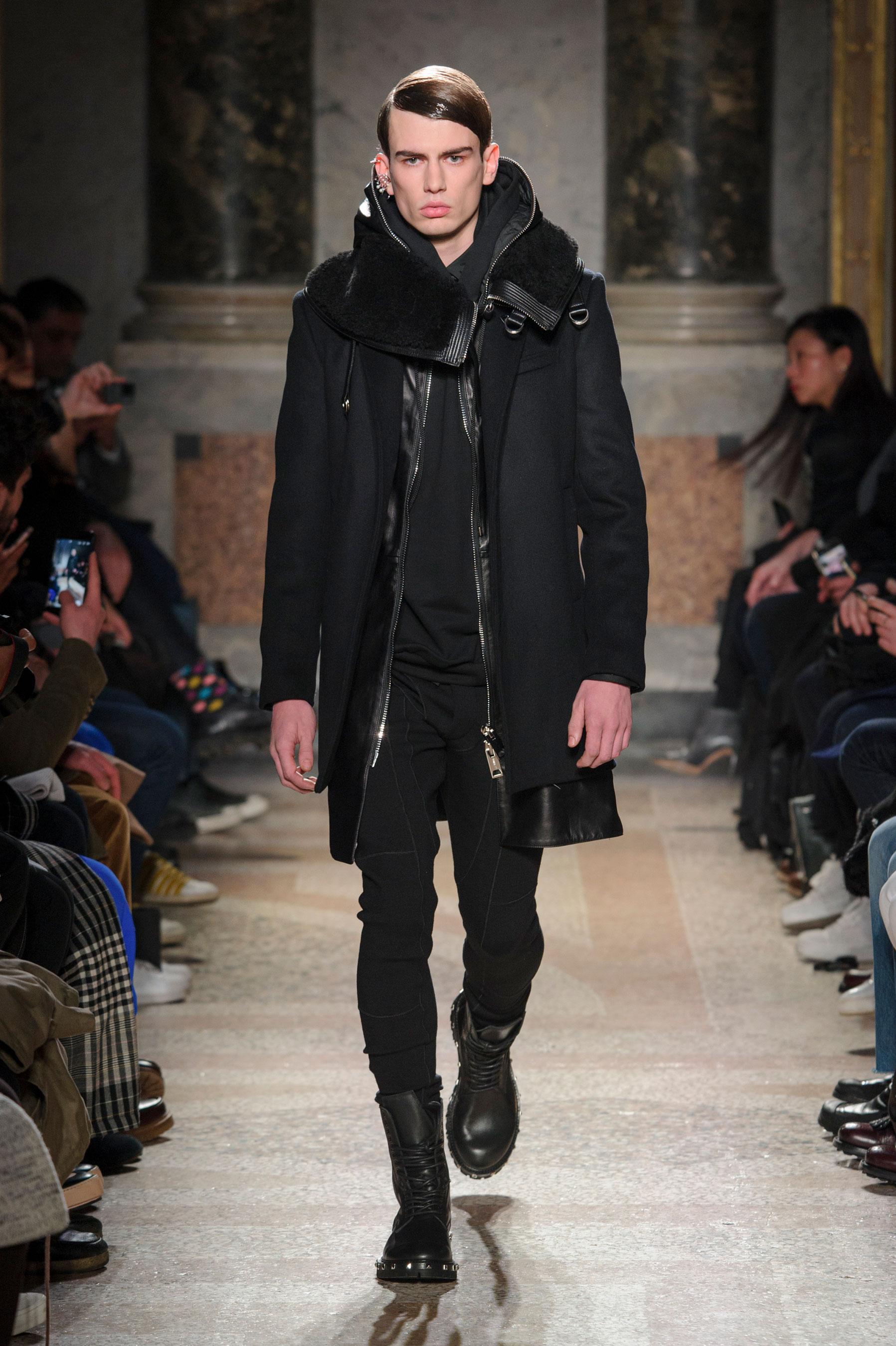 Défilé Les Hommes automne,hiver 2017,2018, Milan , Look 10.