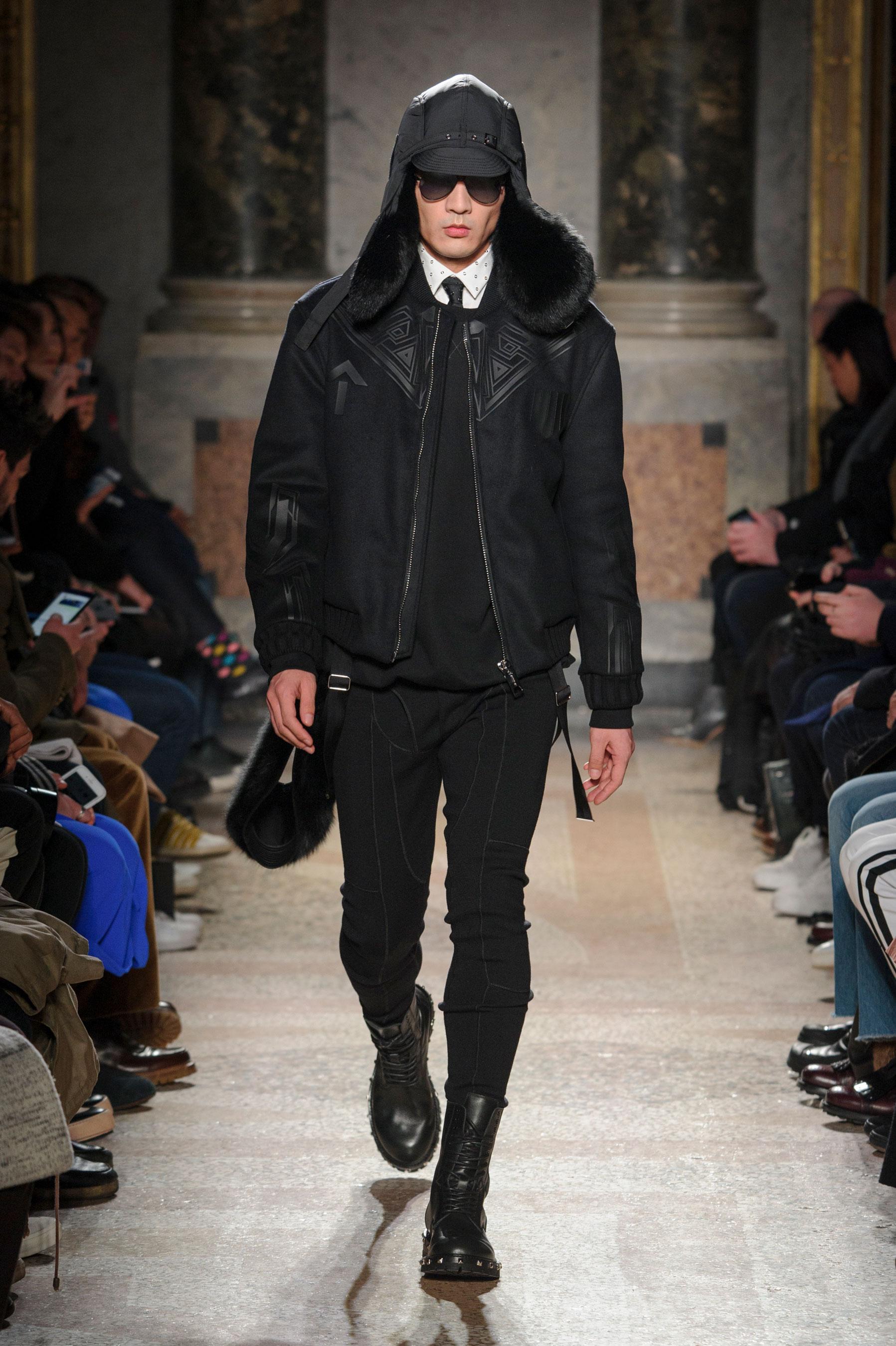 Défilé Les Hommes automne,hiver 2017,2018, Milan , Look 25.