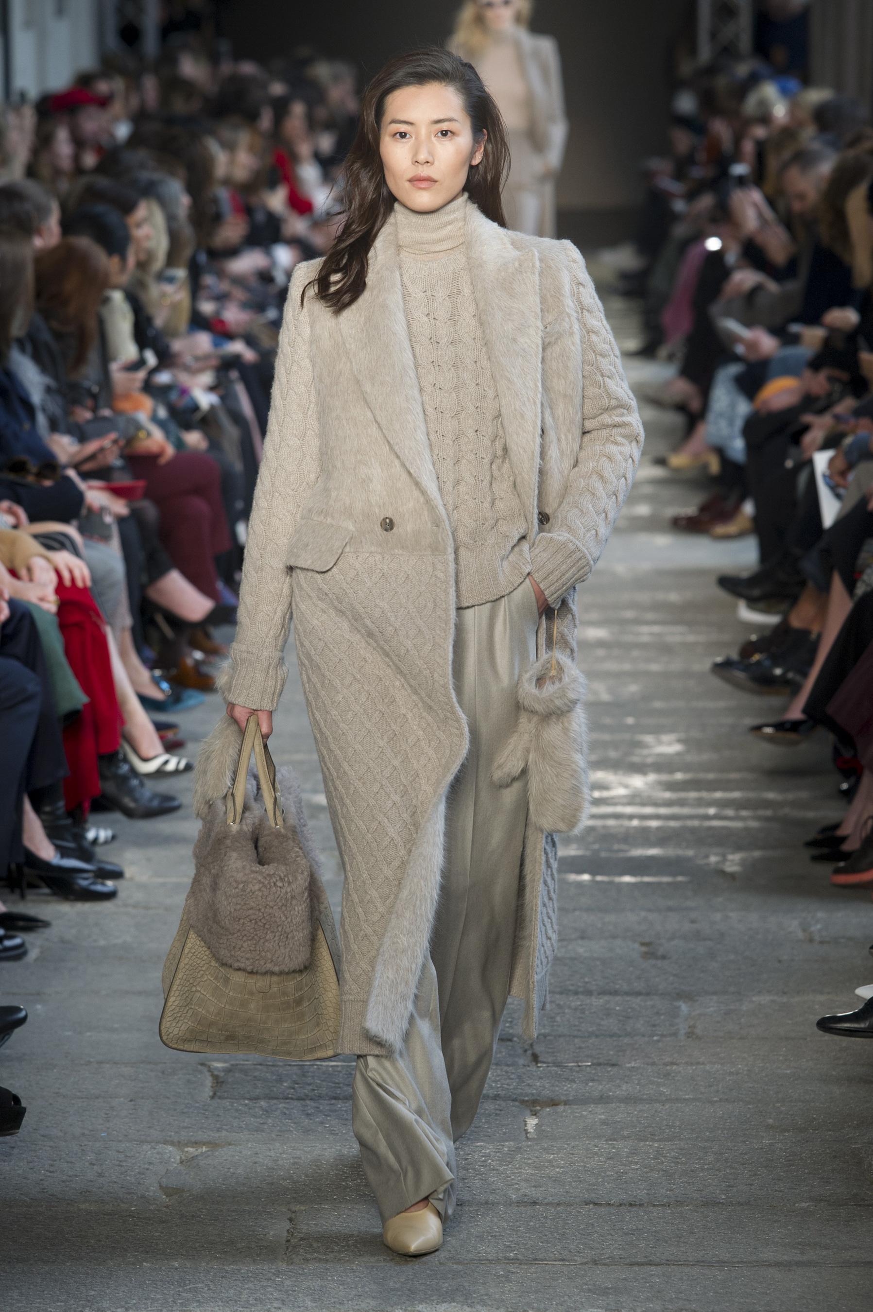 Défilé Max Mara automne,hiver 2017,2018, Milan , Look 19.