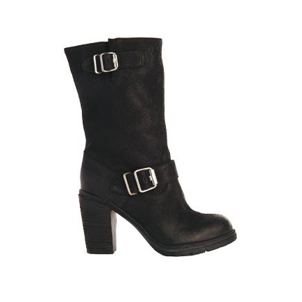 boots femme a boucles