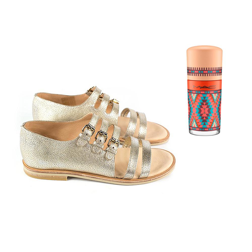 la redoute sandales dorees