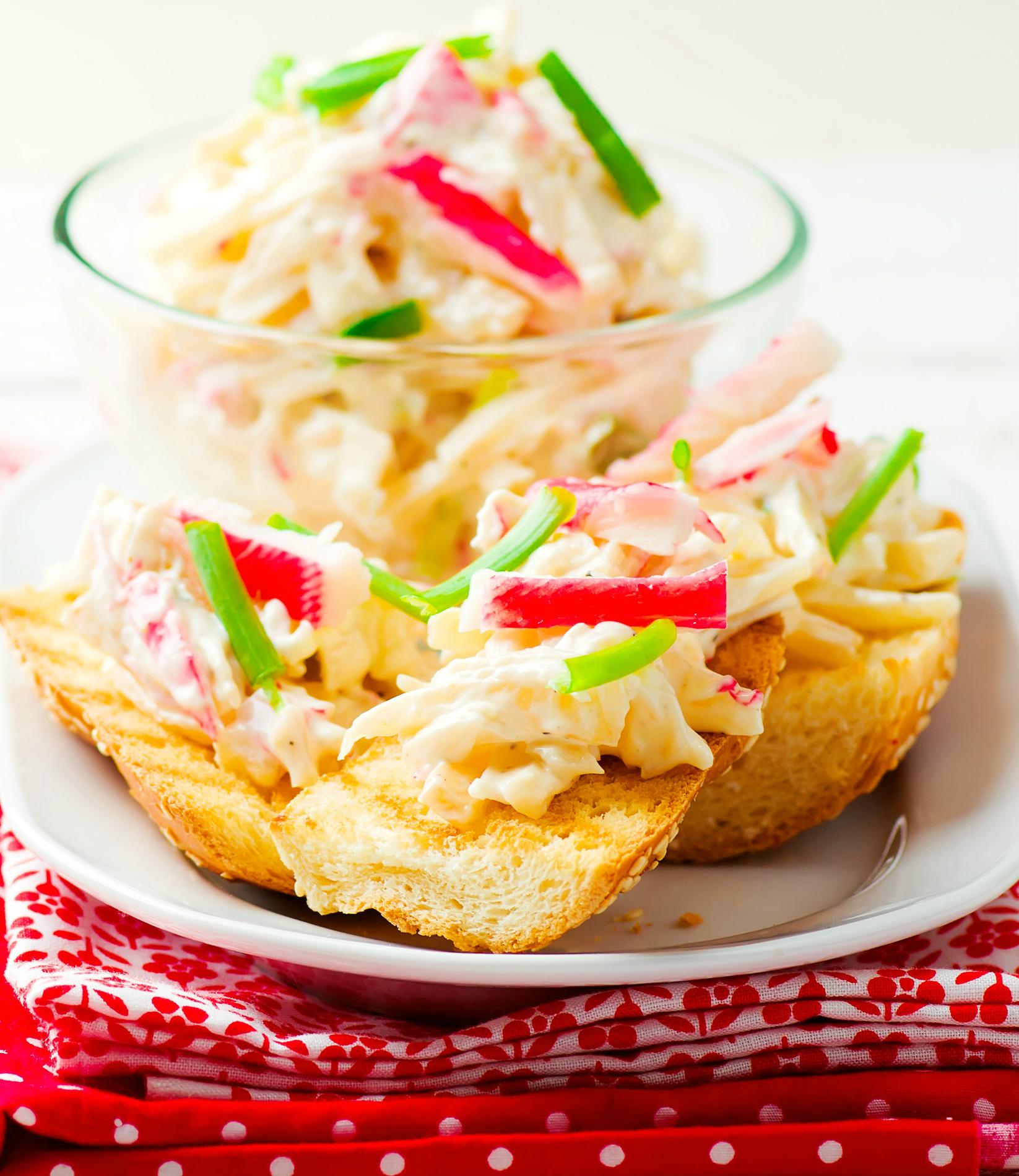 Recette salade de crabe et de pamplemousse Cuisine / Madame Figaro