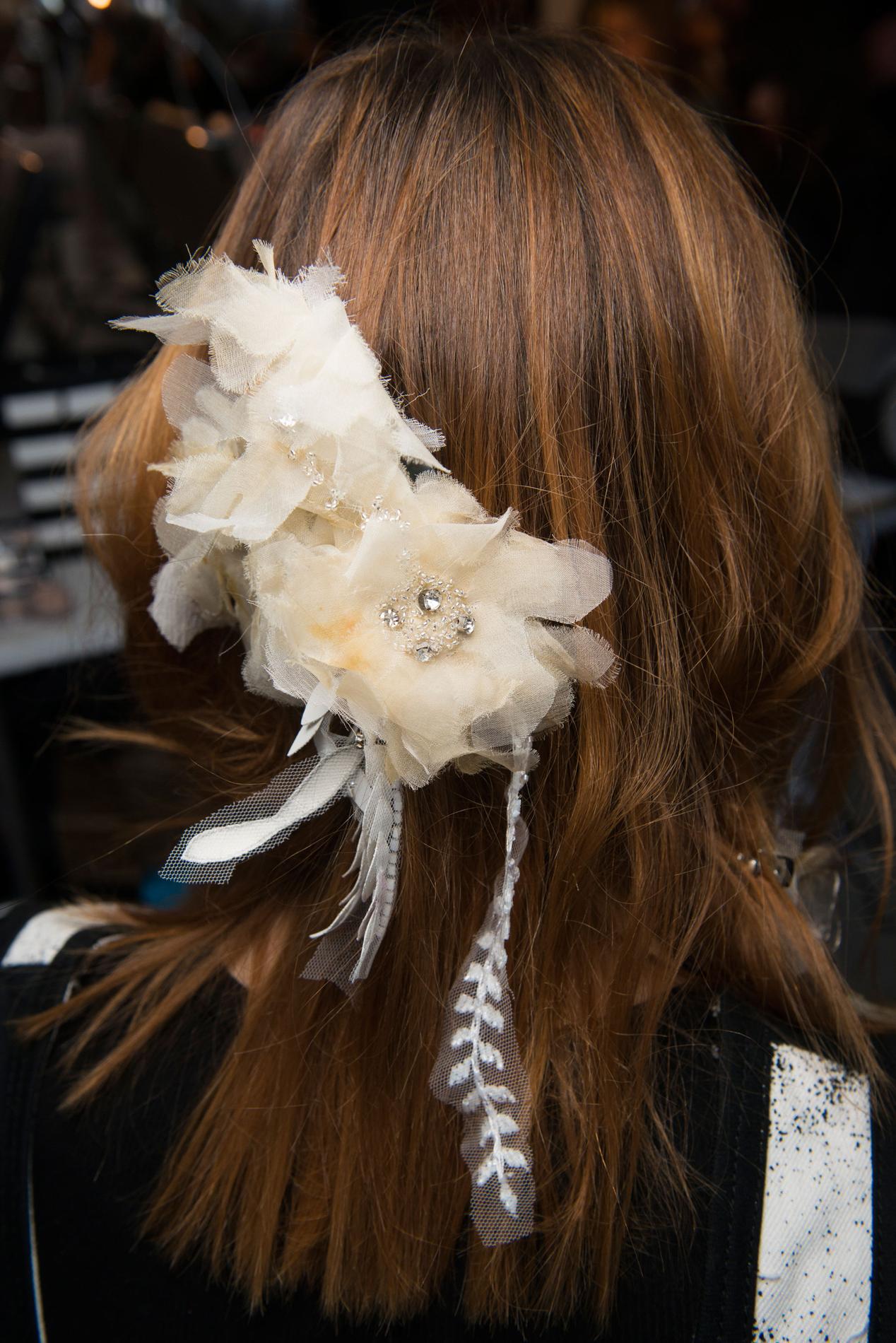 Backstage défilé Rodarte printemps,été 2017, New York , Coulisses 2.