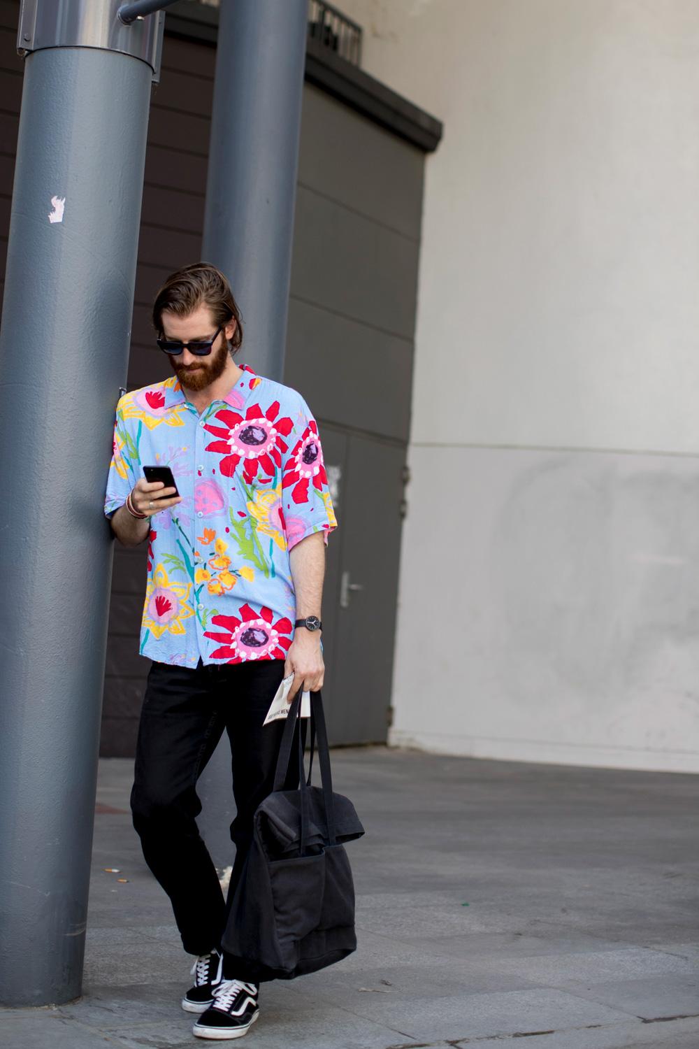 Fashion Week homme printemps,été 2018 , Le style dans la chaussette Les plus beaux looks streetstyle de la Fashion Week homme printemps,été 2018 , Le