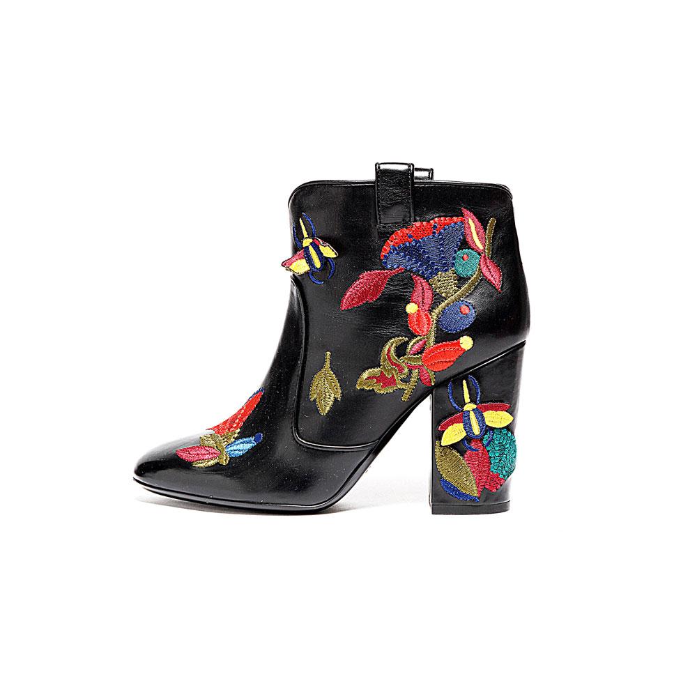 bottines rouges minelli