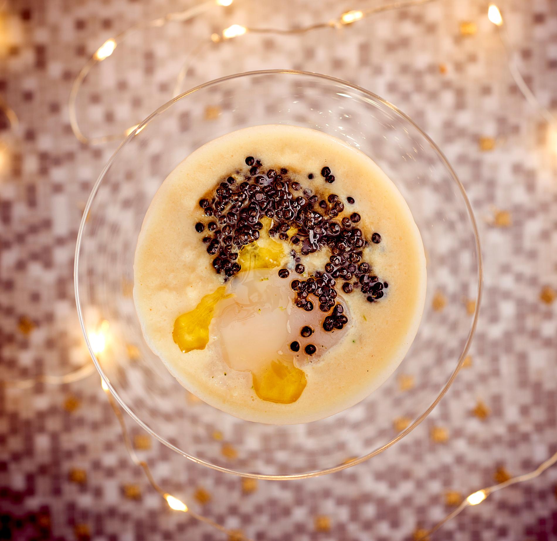 Crème de chou,fleur au caviar