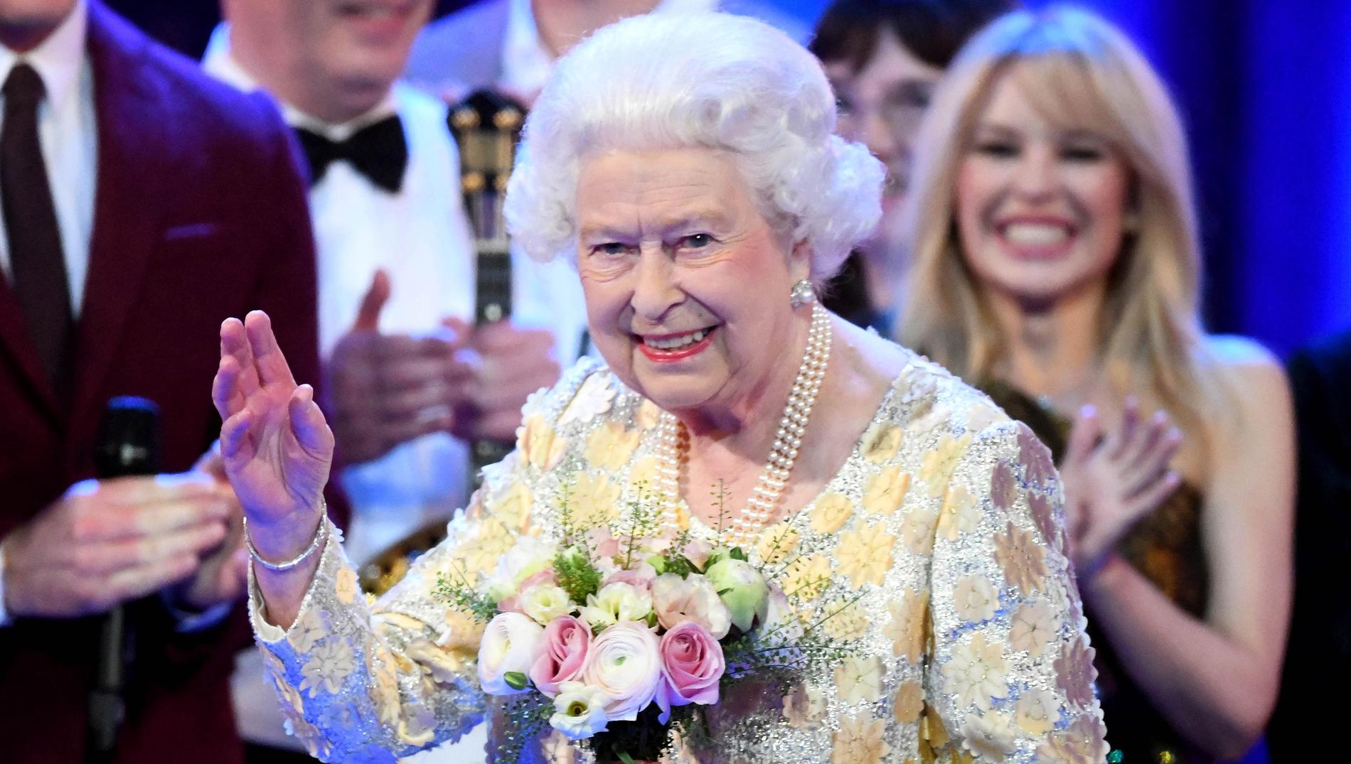 La reine Elisabeth aurait une curieuse manie lors des diners d\u0027État. (Londres, avril 2018.)