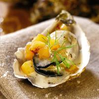 Huîtres aux pommes parfumées au calvados