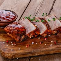 Travers de porc grillés par Jean-Pierre Coffe