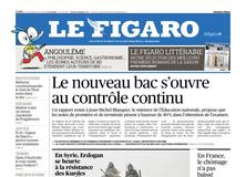 Le Figaro daté du 25 janvier 2018