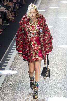 Défilé Dolce & Gabbana automne-hiver 2017-2018, Milan - Look 101.