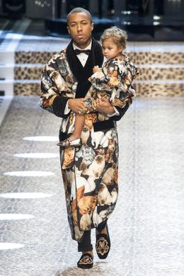 Défilé Dolce & Gabbana automne-hiver 2017-2018, Milan - Look 3.