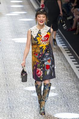Défilé Dolce & Gabbana automne-hiver 2017-2018, Milan - Look 93.