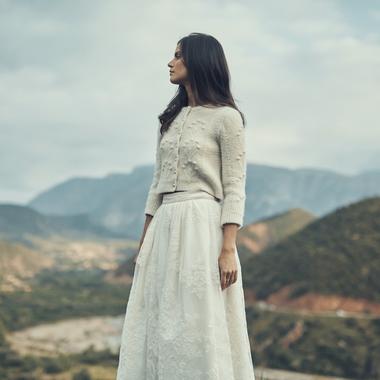 La collection de robes de mariée Laure de Sagazan 2019 - Gilet Valmy et jupe Maine