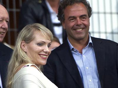 Margarita Louis-Dreyfus avec Jean-Claude Gaudin et Luc Chatel en 2011