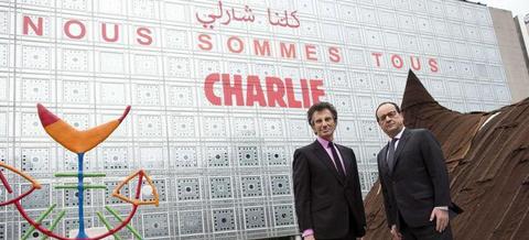 François Hollande à l'Institut du Monde Arabe le 15 janvier dernier.