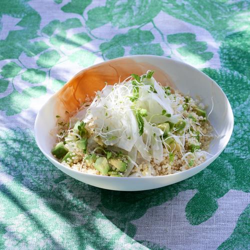 Salade vivante au quinoa 