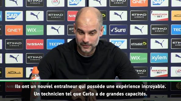 21e j. - Guardiola : Ancelotti est brillant